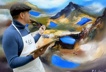 Pavel Mitkov will paint the Seven Rila Lakes